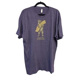 I love you California bear hug purple tee XL